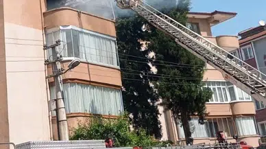 Karabük'te apartman dairesinde çıkan yangın hasara yol açtı