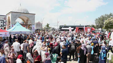 Gelenek yeniden canlandırıldı, Edirne'de hacı adayları Hacılar Ezanı Namazgahı ve Çeşmesi’nden uğurlandı 