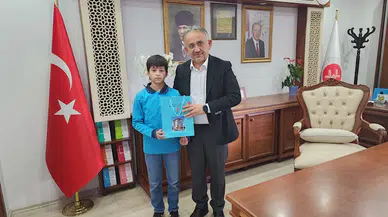 11 yaşındaki Abdulhamit 7 ayda Kur'an-ı Kerim'i ezberledi