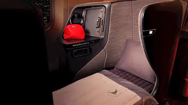 THY'den okyanus aşırı uçuşlar için yeni uyku seti 