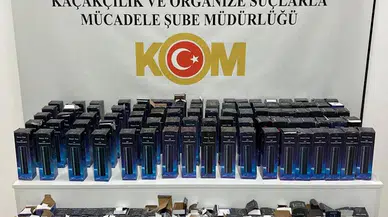 Samsun'da gümrük kaçağı 210 elektronik dereceli termos ele geçirildi