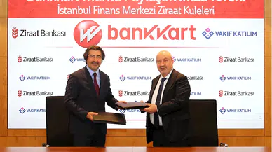 Ziraat Bankası ve Vakıf Katılım'dan Bankkart marka işbirliği anlaşması