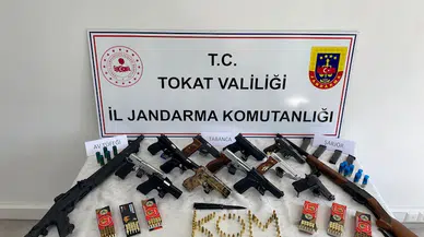 Tokat'ta silah ticareti yapanlara operasyon: 14 gözaltı