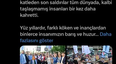 Beyoğlu Belediye Başkanı Güney’den Filistin paylaşımı: Tüm insanlığı harekete geçmeye çağırıyorum
