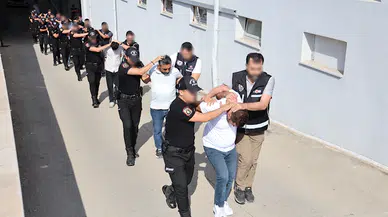 ‘Altınyüzük’ suç örgütüne operasyonda 42 şüpheli adliyede