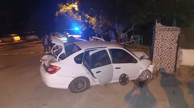 Tokat'ta duvara çarpan otomobildeki 1 kişi öldü, 3 kişi yaralandı