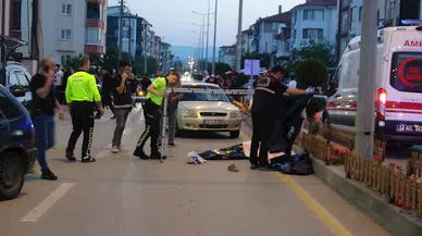 'Yaya geçidi'nden geçmek isterken otomobilin çarpmasıyla öldü; o anlar kamerada