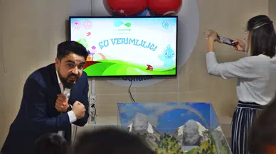 Öğrencilere suyun verimli kullanımı anlatıldı