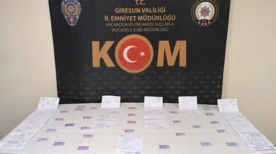 Giresun'da sahte sürücü belgesi operasyonunda bir kişi tutuklandı