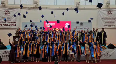 Hitit Üniversitesinde mezuniyet töreni düzenlendi