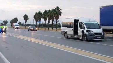 Kamyonetin çarptığı baba öldü, oğlu yaralı