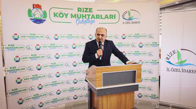 Rize’de Köy Muhtarları Çalıştayı Düzenlendi