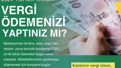 Oltu'da 2024 Yılı İlk Taksit Vergi Ödemeleri Bugün Sona Eriyor!