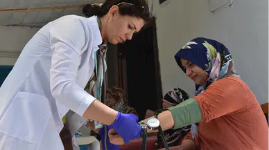 Gümüşhane'de mobil sağlık ekipleri hizmet veriyor