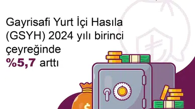 TÜİK: Türkiye ekonomisi yüzde 5,7 büyüdü