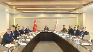 Rize protokolünden Ulaştırma Bakanlığına ziyaret