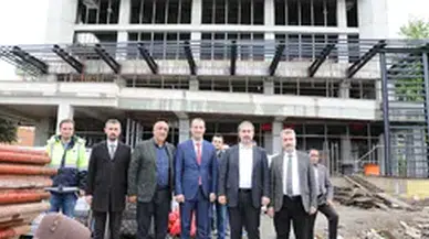 Akçaabat Kültür Merkezi inşaatında sona gelindi