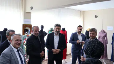 Güneysu'da sergi açılışı yapıldı