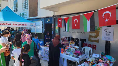 Suluova'da Gazze yararına kermes düzenlendi