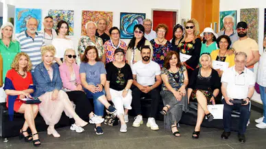 Çalıştay eserleri sergilendi