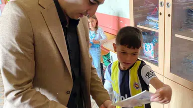 Kaymakam Gökçayır, köy okullarını ziyaret etti