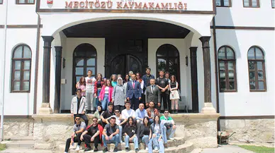 Amasya Üniversitesi öğrencileri Mecitözü ilçesini gezdi