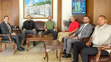 Alex de Souza, kamp yapacakları tesisi inceledi