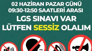 Artvin Belediyesi, LGS Sınavı Öncesi Kentte Sessizlik Çağrısı Yaptı