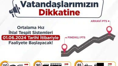 Artvin'de Hız İhlal Tespit Sistemleri Faaliyete Geçiyor: Trafik Güvenliği Ön Planda