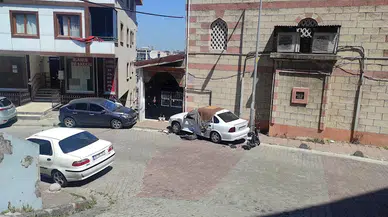 İstanbul- Kağıthane'de ölümden 2 saniye ile kurtuldu