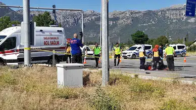 Kamyonetle çarpışan motosikletin sürücüsü öldü