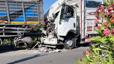 Kamyon, TIR'a arkadan çarptı; 2 ölü