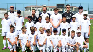 Real Madrid'in yıldızları Antalya'da yetişiyor