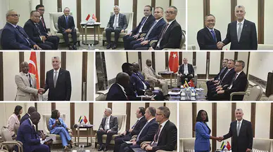 Bakan Bolat, Endonezyalı ve Gabonlu mevkidaşları ile görüştü