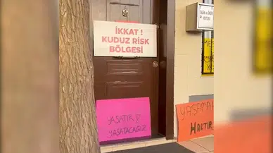 'Kuduz' karantinasına alınan mahallede arbede; 3 gözaltı