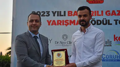 Trabzon'da "2023 Yılı Başarılı Gazeteciler Yarışması" ödül töreni düzenlendi