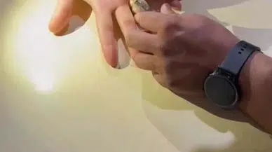 Hatay’da parmağa çıkışan yüzüğü itfaiye görevlisi çıkardı 