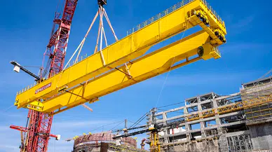 Akkuyu NGS’de ı̇kı̇ gezer köprülü vı̇ncı̇n kurulumu tamamlandı