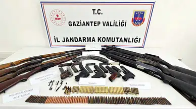 Gaziantep'te silah kaçakçılığı operasyonu: 9 gözaltı