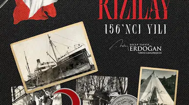 Cumhurbaşkanı Erdoğan, Türk Kızılay'ın 156'ncı kuruluş yıl dönümünü kutladı