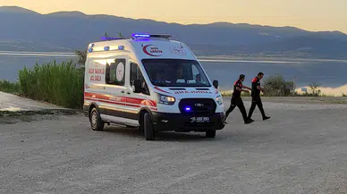Burdur Gölü'nde boğulma alarmı