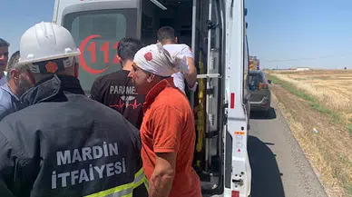 Mardin’de TIR ile çarpışan cipin sürücüsü yaralandı 
