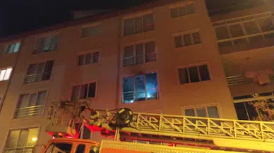 Akçakoca'da apartman dairesinde çıkan yangın söndürüldü