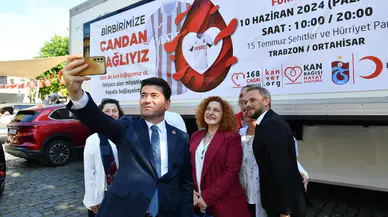 Trabzon Meydan Parkı'nda Kan Bağışı Kampanyası Başladı: Vatandaşlar Kan Vermeye Davet Ediliyor