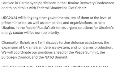 Ukrayna Devlet Başkanı Zelenski, Almanya’da