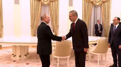 Bakan Fidan, Rusya Devlet Başkanı Putin ile görüştü-EK FOTOĞRAFLAR