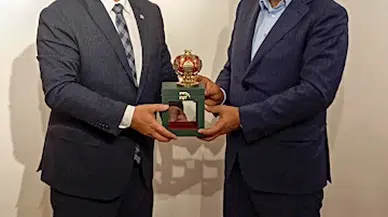 Özbekistan Fergana Valisi Hayrullo Bozarov TÜGİAD’ı ziyaret etti