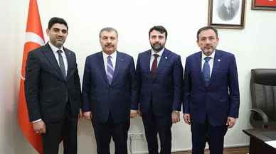 AK Parti Karabük heyetinden Sağlık Bakanı Koca'ya ziyaret