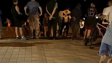 Teknede kalp krizi geçirdi, hastaneye kaldırıldı