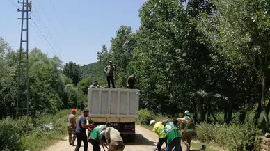 Almus'ta grup yollarındaki bakım ve onarım çalışması tamamlandı